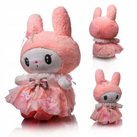    HELLO KITTY MASCOT KUROMI plüss JÁTÉK ÖLZŐDALOM RUHÁBAN