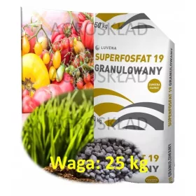    Szuperfoszfát LUVENA, gyökerező és erősítő növények Egyszerű szuperfoszfát csomag.25kg