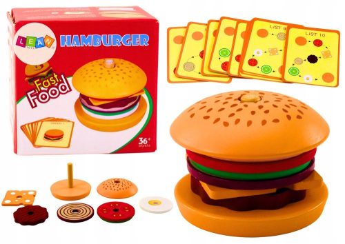  Fa Hamburger 8 db Receptkártya 10 db