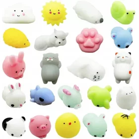    GNIOTEK MOCHI SQUISHY STRESSZMENTES JÁTÉKSZETT GYERMEKEKNEK