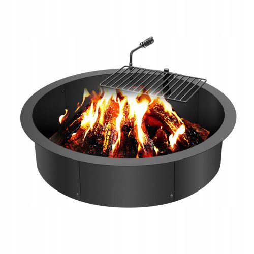  VEVOR Fire Pit 885x885x334MM tűzoltógyűrű kerti teraszhoz