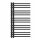  FEKETE FÜRDŐSZOBAI RADIATOR 90x50 cm MODERN MILO RADIATOR