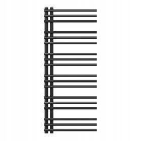    FEKETE FÜRDŐSZOBAI RADIATOR 120x50 cm MODERN MILO RADIATOR