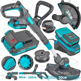   AKKUMULÁTOROS KEFEVÁGÓ KERTI KEFEVÁGÓ FŰVÁGÓ AGREENO FEJ