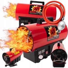    GÁZFŰTÉS SZÁRÍTÓ TERMOSZTÁT LCD 45 kW FŰTÉS + SZABÁLYOZÓ + TÖMLŐ