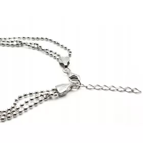    Női fényes 925 ezüst karkötő, állítható / 18 20 30 születésnapra