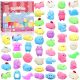  Purpledi Squishies – 50 puha antistressz játékból álló készlet