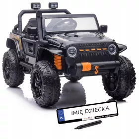    NAGY Akkumulátoros autó Off-road Buggy 4 motor 45 W Bőr EVA kerekek LED-ek