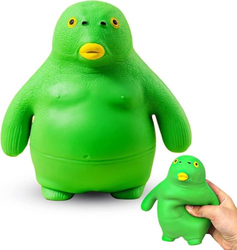  Anti-stressz játékok zöld hal 14x15 cm mini relaxációs kütyü
