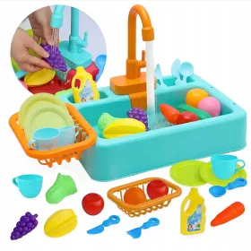    MOSOGATÓ MOSOGATÓ JÁTÉK FUTÓ FUNKCIÓ GYERMEK MOSOGATÓHOZ