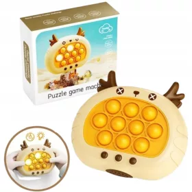    Anti-stressz ügyességi játék pop it popit konzol push deer