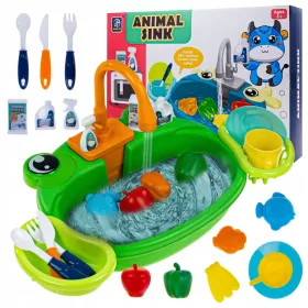    VÍZES MOSOGATÓ GYERMEKEKNEK SZALAGOSÍTÁSÚ KONYHAI MOSOGATÓ MOSOGATHOZ