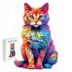  3D fa puzzle gyerekeknek és felnőtteknek - Cat A4