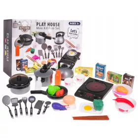   INDUKCIÓS KONYHA gyerekeknek + EDÉNYEK + gyerekkonyhai kiegészítők