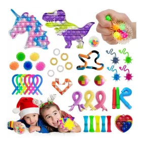  ANTISTRESS JÁTÉK SZETT FIDGET TOYS BUBBLE 40 db