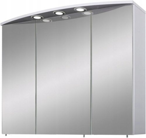 Fürdőszoba szekrény LED tükörrel Schildmeyer Verona 100 cm fényes fehér