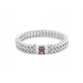    TOMMY HILFIGER FÉRFI KARKÖTŐ 2790462 EZÜST, ELEGÁNS ROZSDAMENTES ACÉL