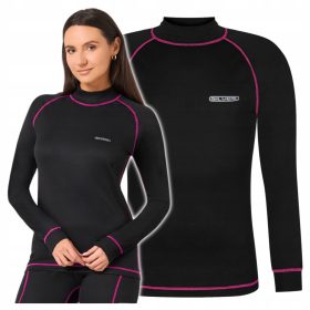    Női Thermal Pulóver L XL Thermal T-shirt Ruházat Síblúz