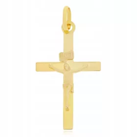  Arany kereszt medál Jézussal, sárga arany pr. 333