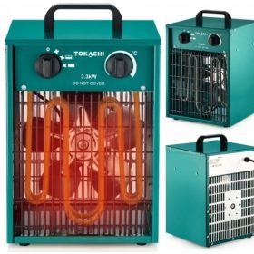    ELEKTROMOS FŰTÉS 3 az 1-ben FARELKA TERMOSZTÁT 3,3 kW HORDOZHATÓ ERŐS 3300 W