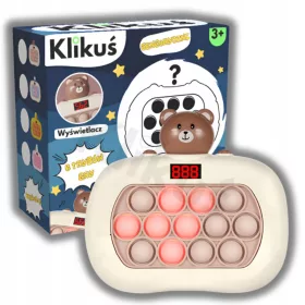    POP IT KLIKUS JÁTÉK EREDETI ANTI-STRESS ÉRZÉKELŐ KIJELZŐ 6 MÓD