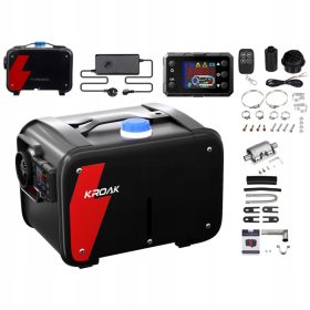    OLAJFŰTŐ 8KW 230V 12/24V PARKOLÁS FŰTÉS ERŐS LCD LEVEVŐ