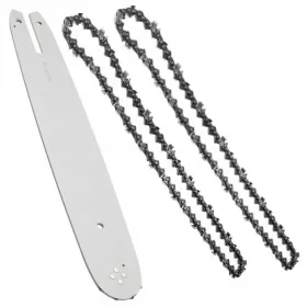    VEZETŐRÚD 35 cm-es LÁNC X2 a STIHL MS170 MS180 MS181 MS211 MS230 MS231 023-hoz