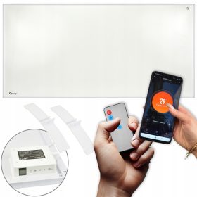    INFRAVÖRÖS FŰTŐ ELEKTROMOS SUGÁRZÓ 960W TÁVIRÁNYÍTÓ ALKALMAZÁS 120CM