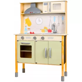    FA KONYHAJÁTÉK GYERMEKEKNEK 70 x 30,5 x 103,5 cm KIEGÉSZÍTŐK AJÁNDÉK