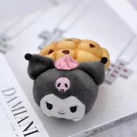    Sanrio Bread Series plüss baba kulcstartó Hello Kitty Kuromi Cinnamoroll My M