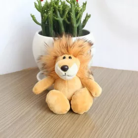    Aranyos rajzfilm állat plüss kulcstartó 15 cm teknős elefánt tigris oroszlán víziló Ra