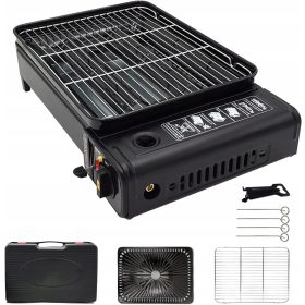    GÁZPATRONOS GRILL HORDOZHATÓ TURISZT GÁZTŰZHELY SÜTŐSÜPŐVEL