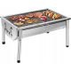  Sunjas faszén grill 40 x 28 cm rozsdamentes acél