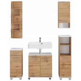  Rhodos fürdőszobabútor szett (szett, 5 db)