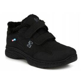    FÉRFI TÉLI sportcipő, SZIGETELT, masszív lábbeli, ERŐS MUNKÁHOZ, Tépőzáras