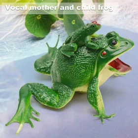    Hangos békajáték átlátszó textúrájú puzzle kihívást jelentő kellékek