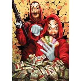    Puzzle Art puzzle 1000 db Puzzle 1000 Papírház, Tökéletes terv 5195
