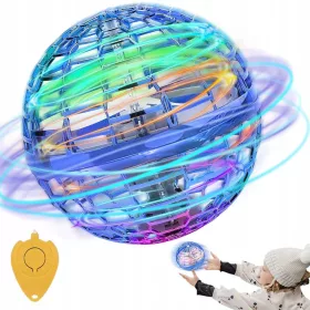    REPÜLŐ IZZÓ GOLYÓS UFO LED GOLYÓS KÉZI VEZETŐJÁTÉK + TÁVIRÁNYÍTÓ