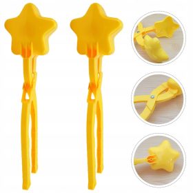    2 db Snow Gripper kézi hógolyó készítők strand játék klip műanyag