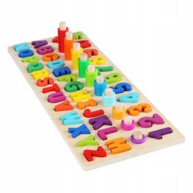    Montessori játékok számegyeztető válogatótábla korai ed játékok