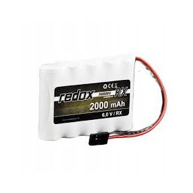  RX NIMH akkumulátor 6V 2000mAh JR csatlakozó szerű