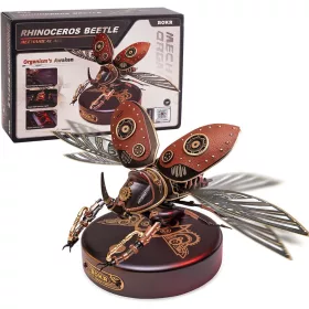    3D Puzzle Elektromos rovarok fém épületmodell asztali készlet játékok