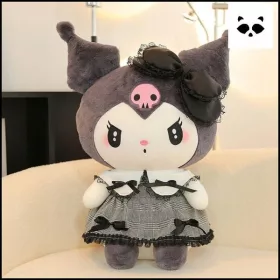    Plüss ~ Kuromi Mascot ~ Hello Kitty ~ Ajándéknak tökéletes ~ Nagy 35 cm