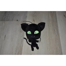  plüss kabalája fekete macska kwami Plagg Miraculous 18 cm