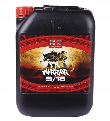  Shogun PK Warrior 9/18 10l műtrágya - növeli a gyümölcs méretét és súlyát