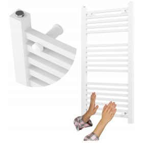    FEHÉR LÉTRA FÜRDŐSZOBAI RADIATOR 100x50 cm MODERN BERGEN RADIATOR