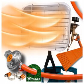    SUGÁRZÓ GÁZPALACKOS KEZELŐGÁZFŰTÉS BRADAS PG-009G FŰTÉS