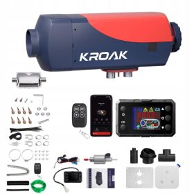    BENZIN GÁZ FŰTŐ WEBASTO OLAJ BLOWER 2KW 12/24V BLUETOOTH LCD