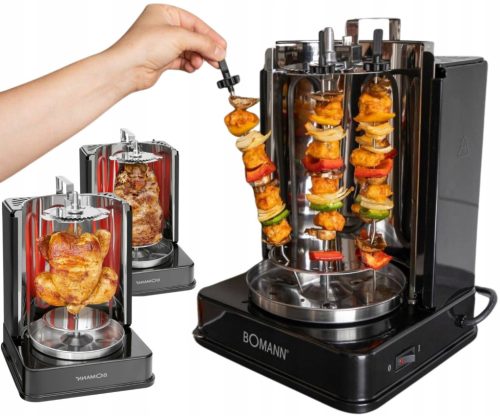  Elektromos grill Bomann DVG 3006 CB 1400 W