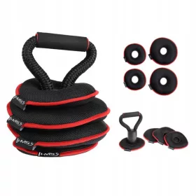    Kettlebell állítható kettlebell puha súly 9 kg HMS KRM20
